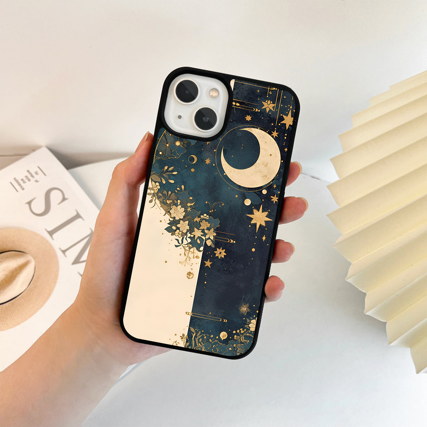 Golden Moon Night Glass Case