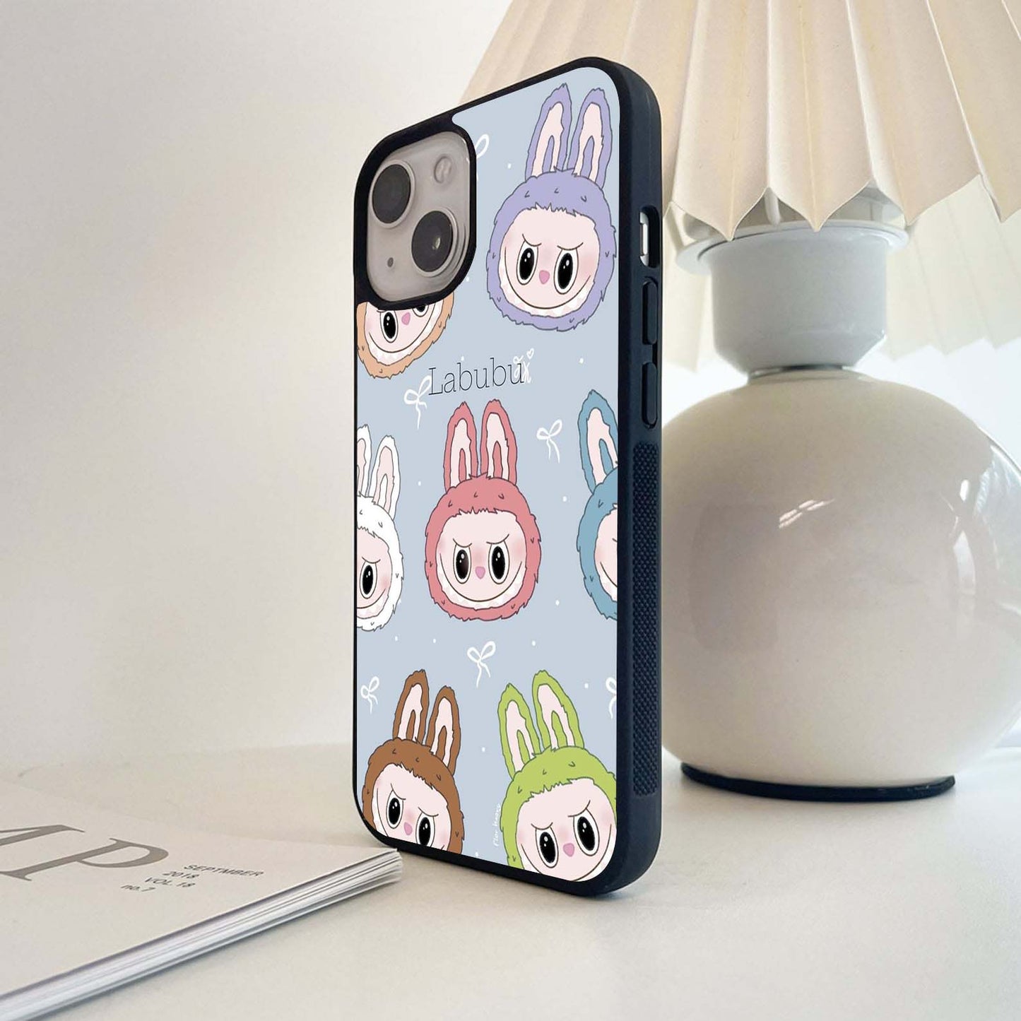 Cute Great Labubu Glass Case