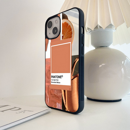 Pantone Brandied Melon Glass Case