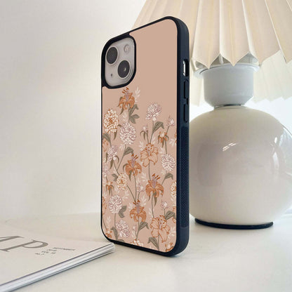 Vintage Blossom Elegance Glass Case