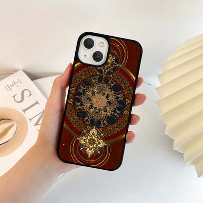 Cosmic Mandala Bloom Glass Case