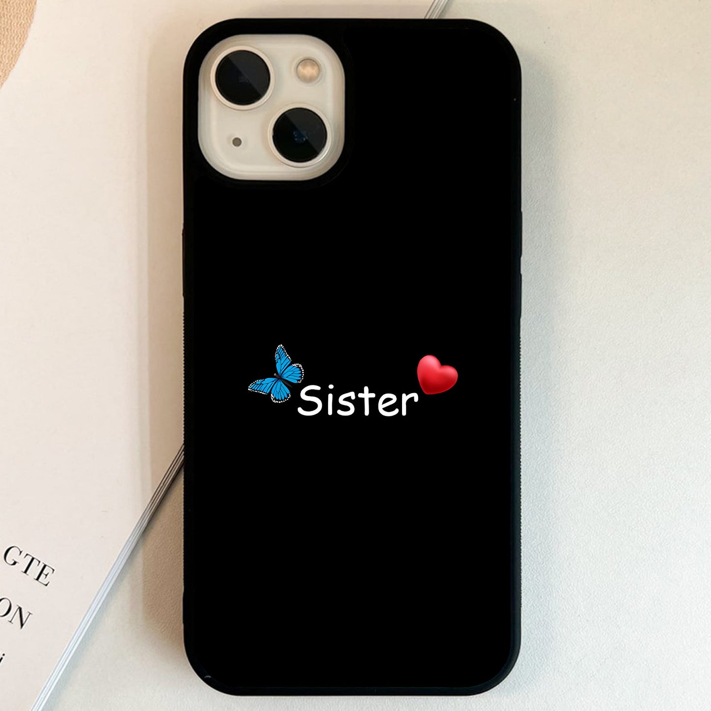 Lovely Sister Glass Case