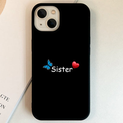 Lovely Sister Glass Case
