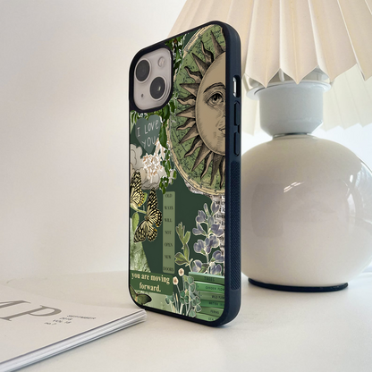 Butterfly Sun Wisdom Glass Case