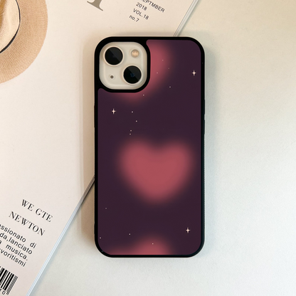 Heart Drift Night Glass Case