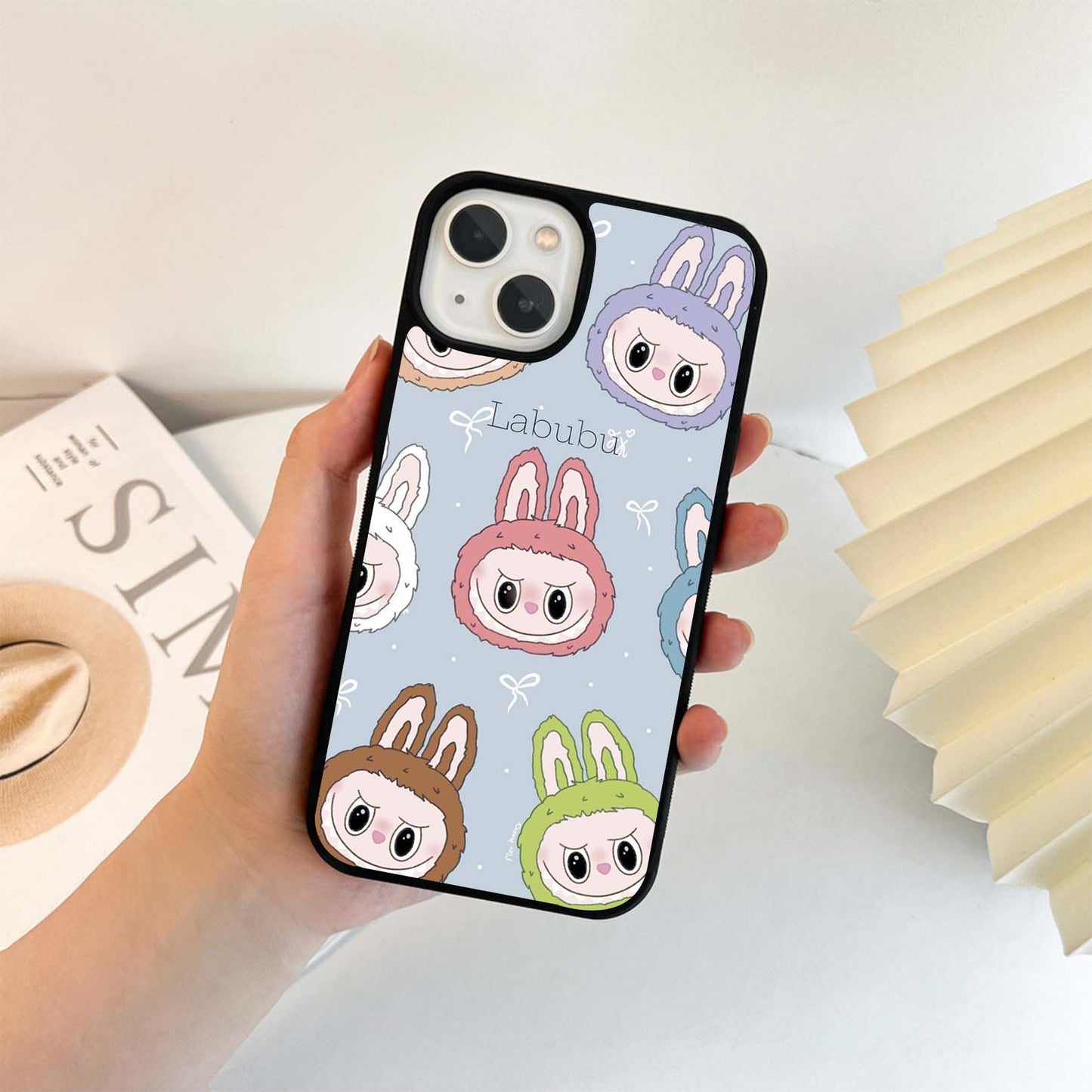 Cute Great Labubu Glass Case