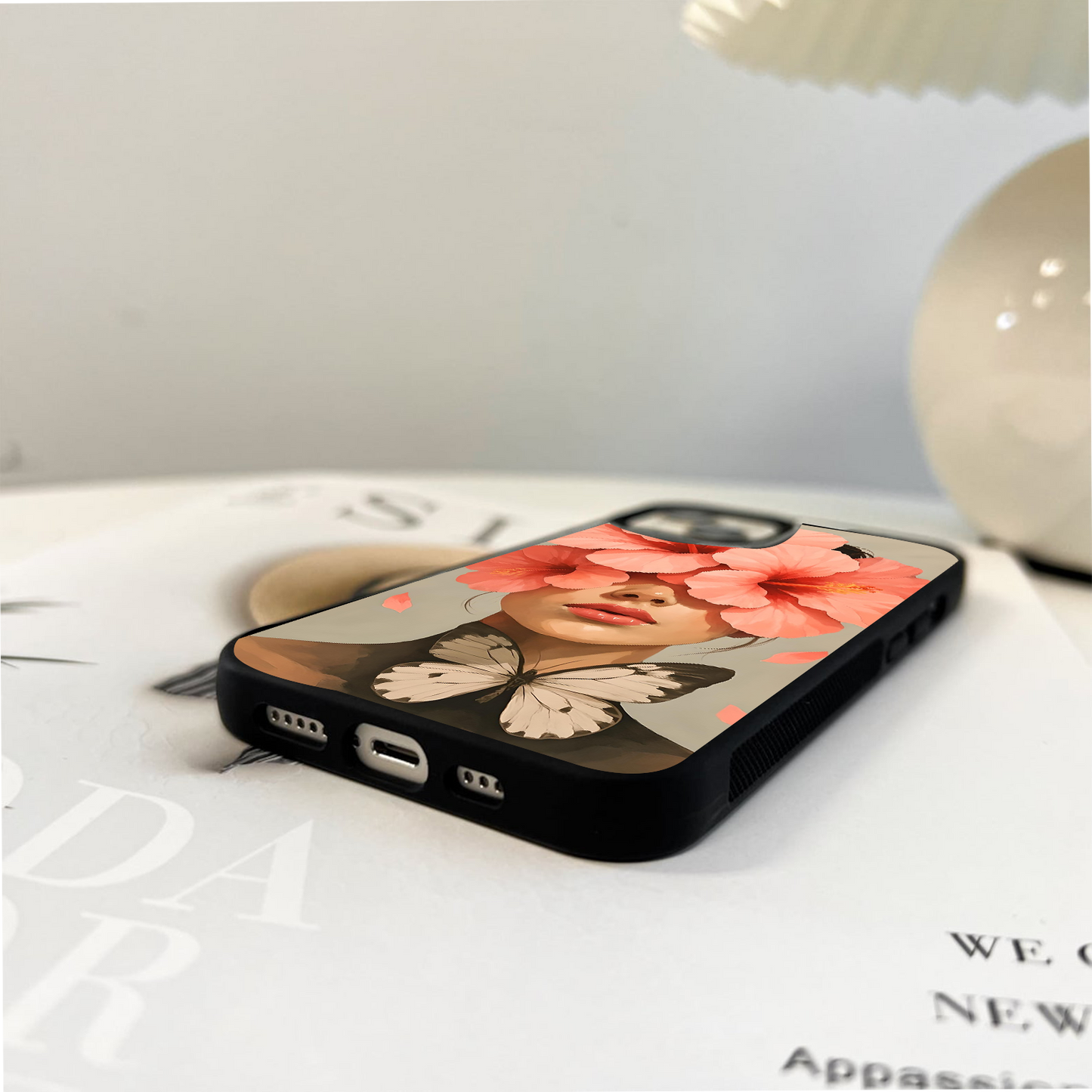 Blossom Beauty Glass Case