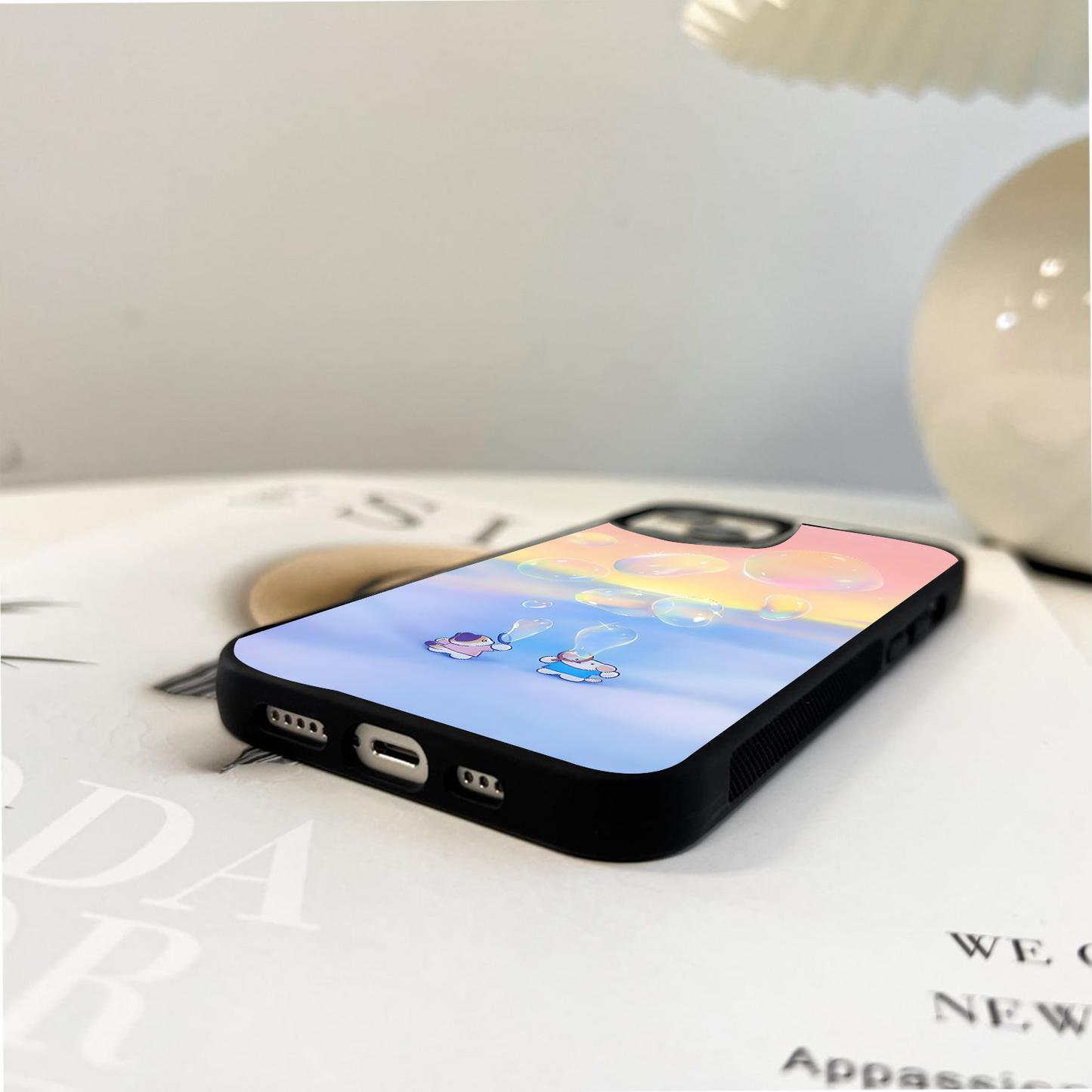 Bubble Dream Sky Glass Case