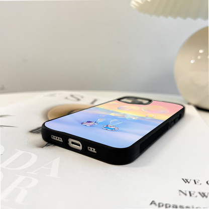 Bubble Dream Sky Glass Case