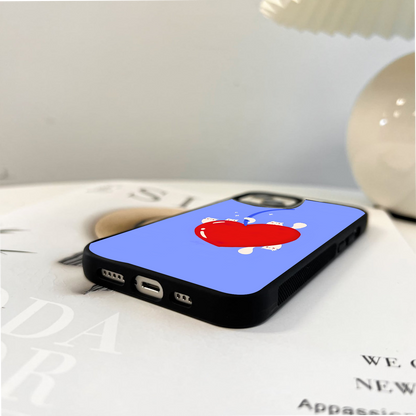 Cherry Cat Art Glass Case