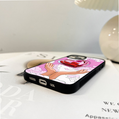 Heart Cloud Lift Glass Case