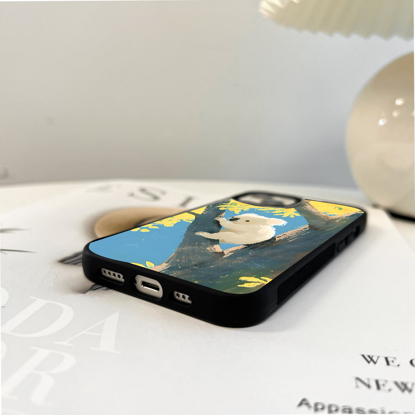 Koala In Light Glass Case