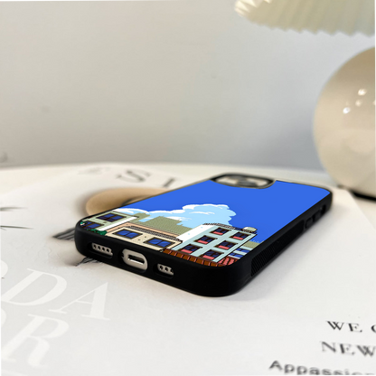 Pixel Sky Blocks Glass Case