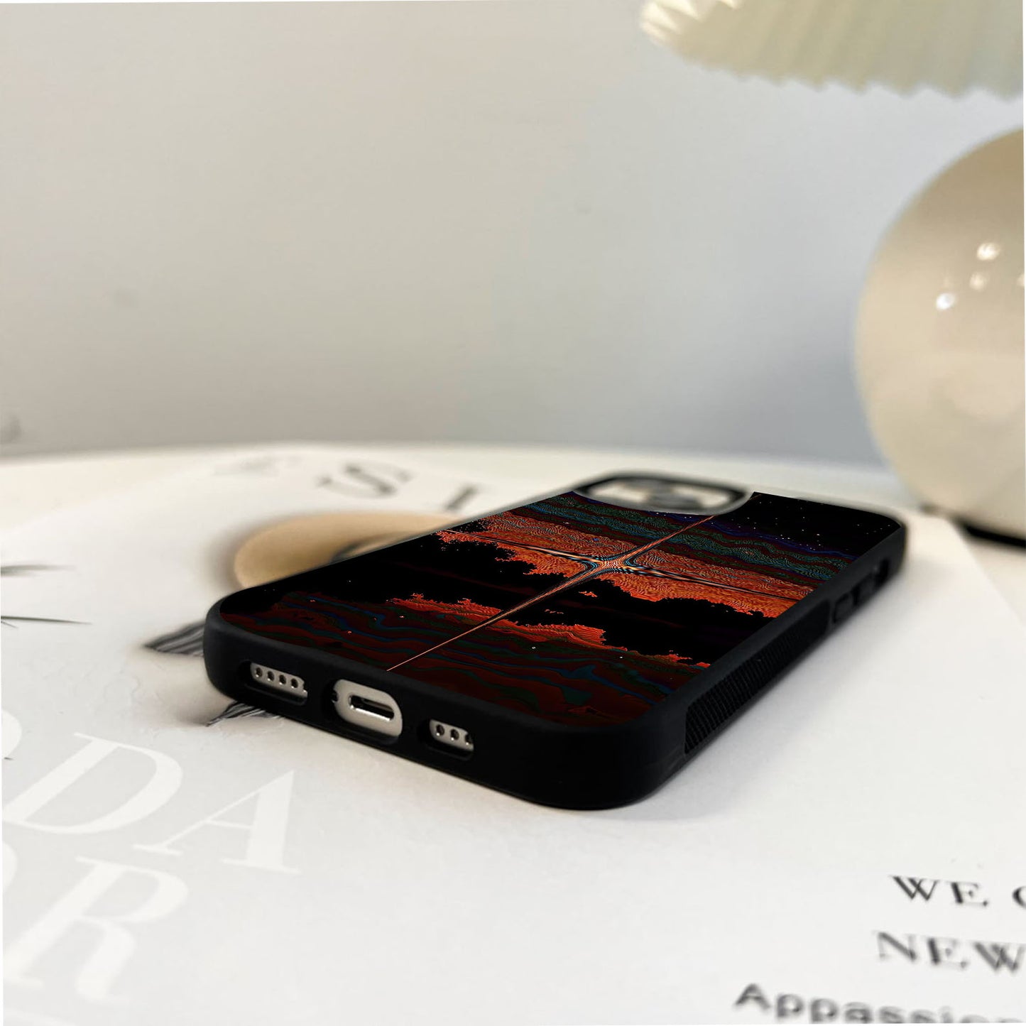 Warped Sky Glass Case