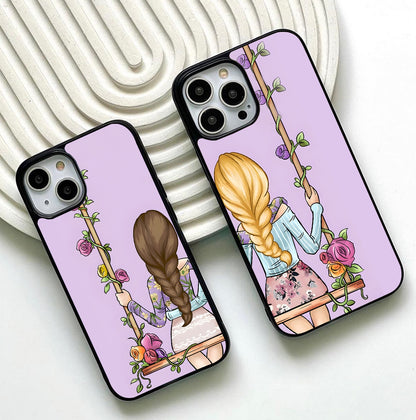 Blooming Swing Friend Glass Case