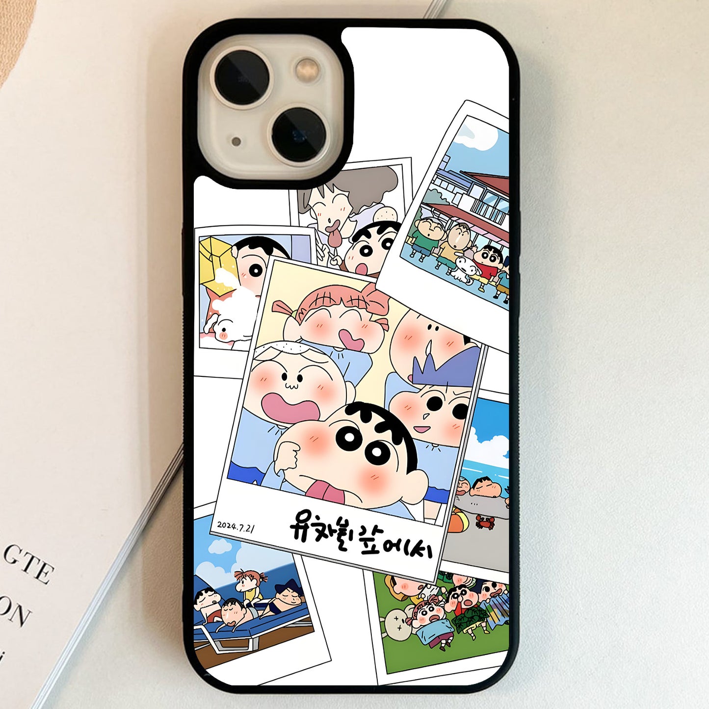 Cute Memories Shinchan Glass Case