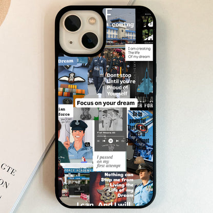 Air Force Dream Board Glass Case
