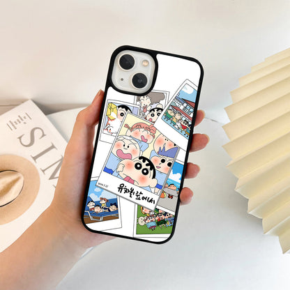 Cute Memories Shinchan Glass Case