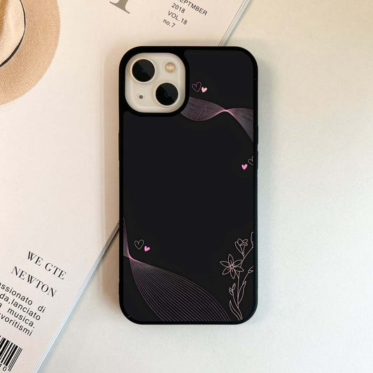 Blush Ribbon Romance Glass Case