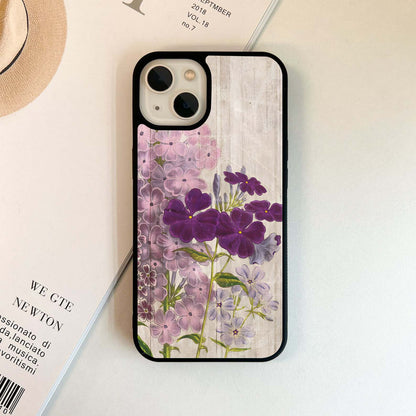 Rustic Floral Elegance Glass Case