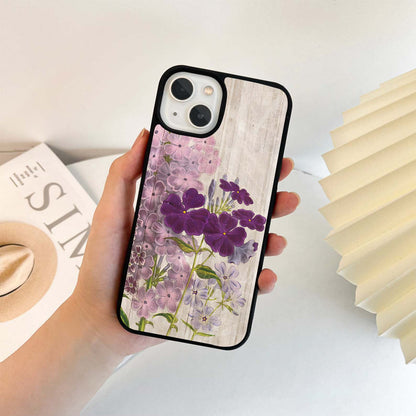 Rustic Floral Elegance Glass Case