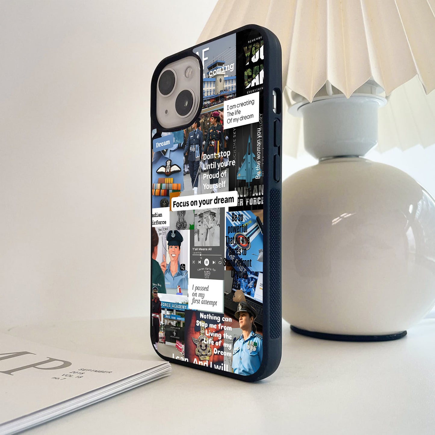 Air Force Dream Board Glass Case