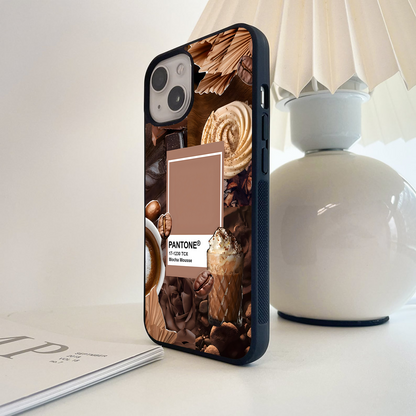 Pantone Mocha Mousse Glass Case