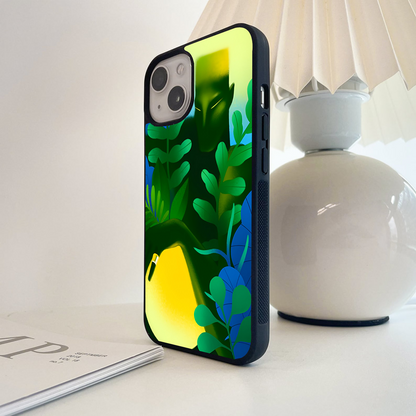Jungle Gaze Shadow Glass Case