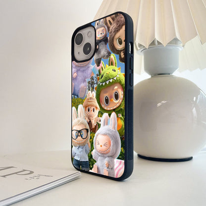Labubu Friends Glass Case