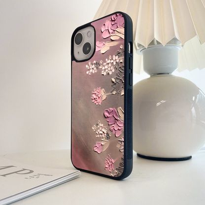 Rosy Tactile Whispers Glass Case