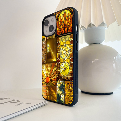 Amber Glass Glow Glass Case