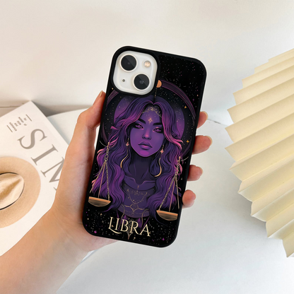 Zodiac Libra Glass Case