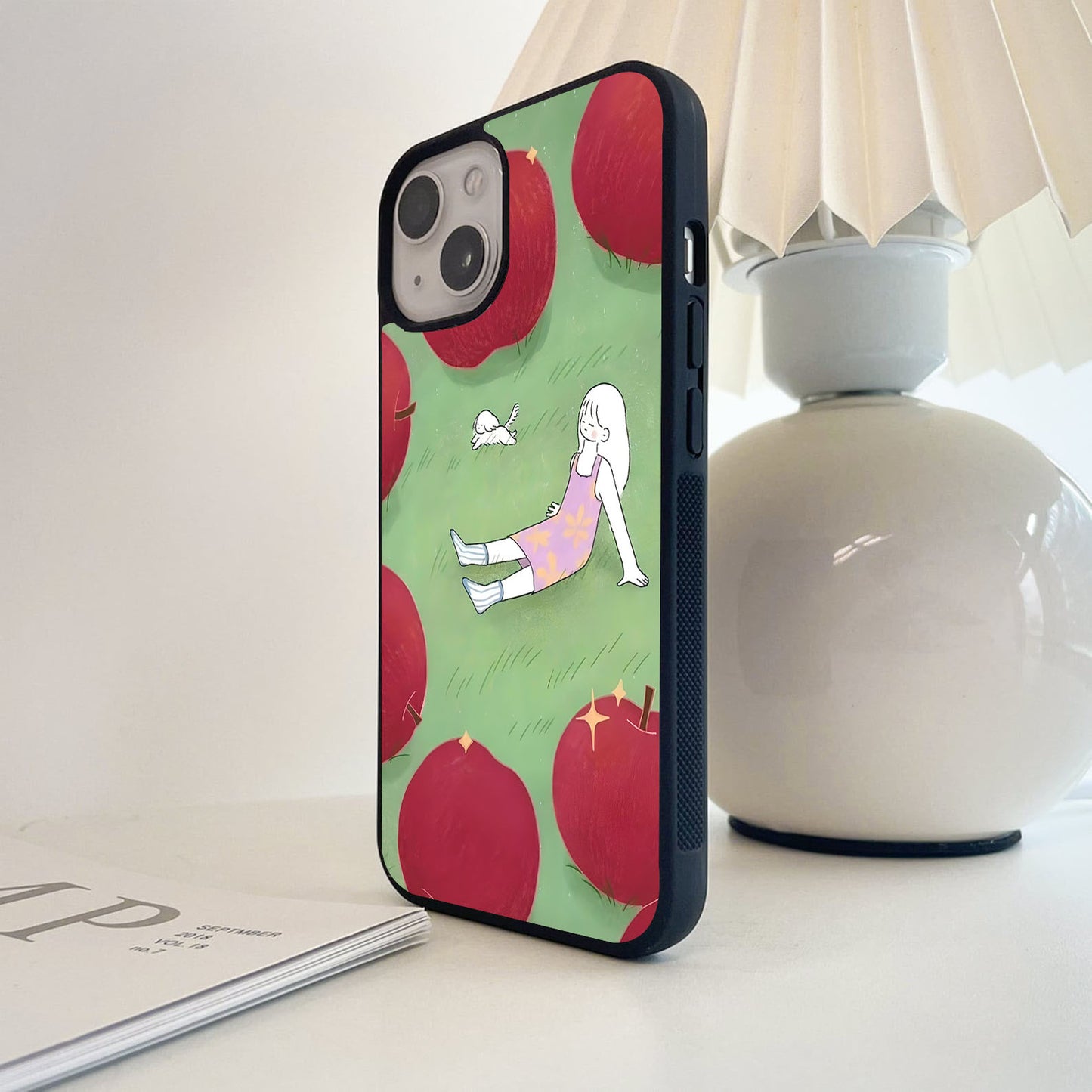 Apple Nap Time Glass Case