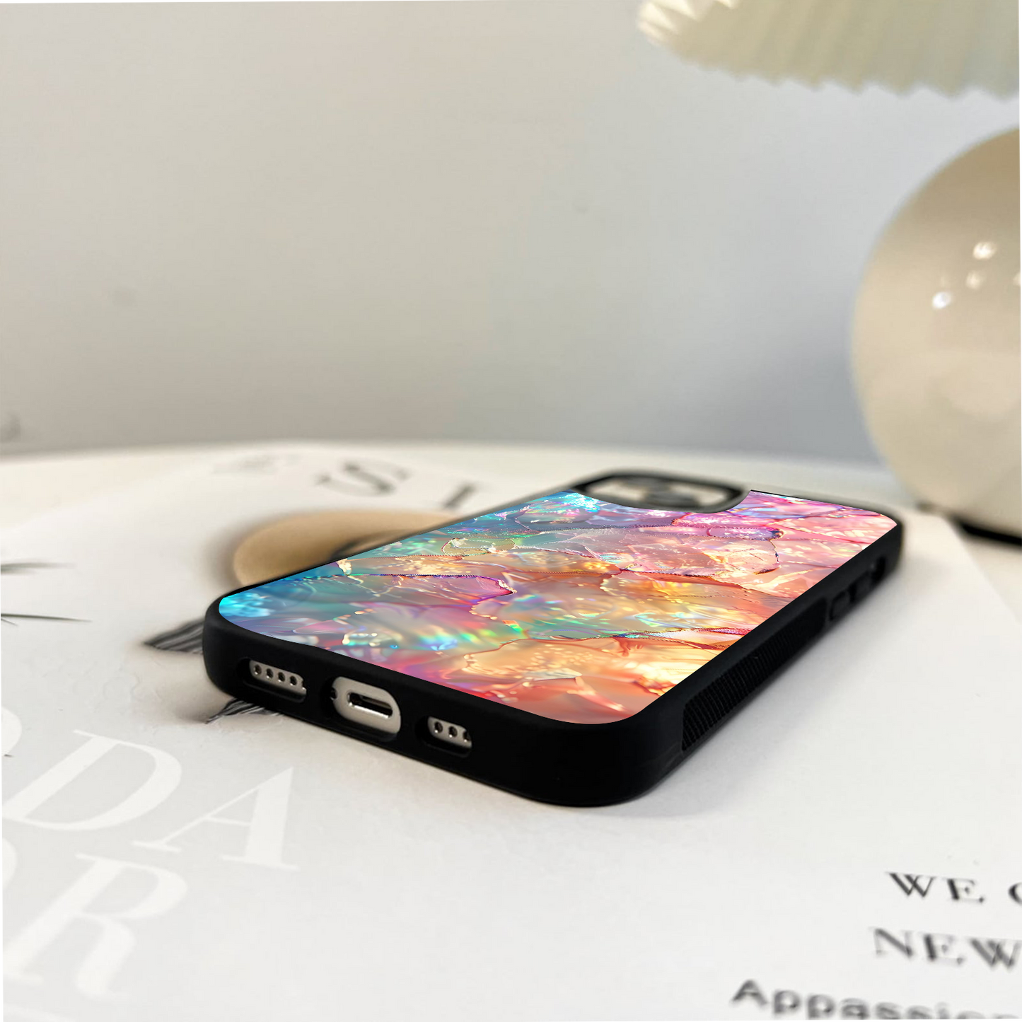 Colorfull Crystal Glass Case