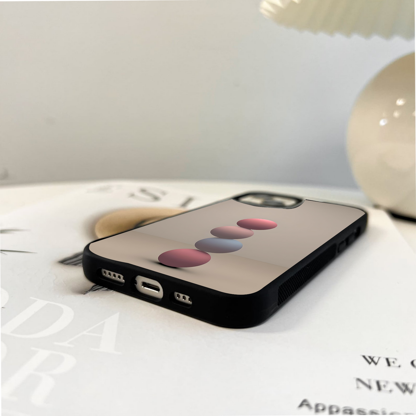 Coloured Balls Glass Case