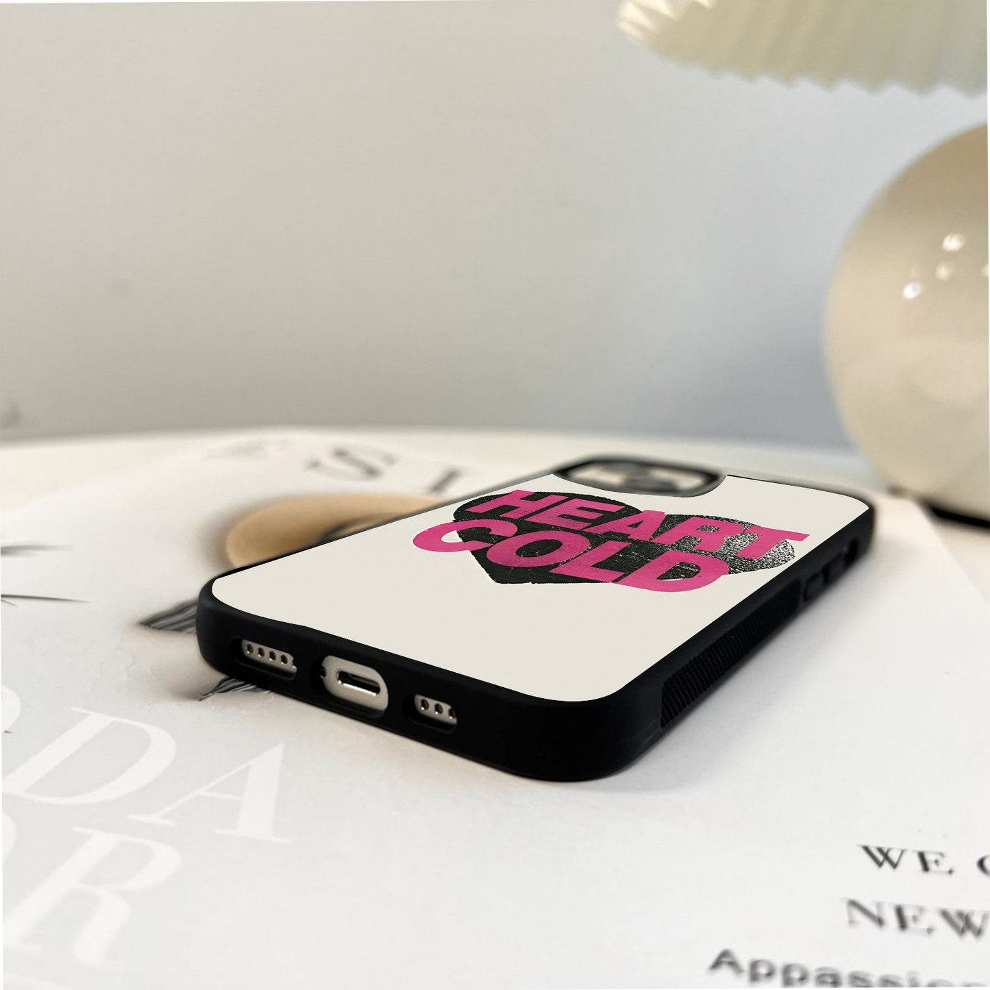 Broken Heart Bold Glass Case