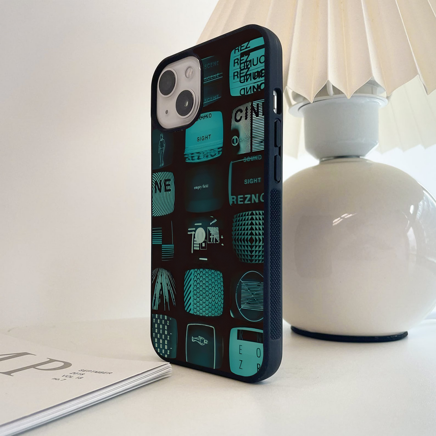 Retro Static Vibe Glass Case