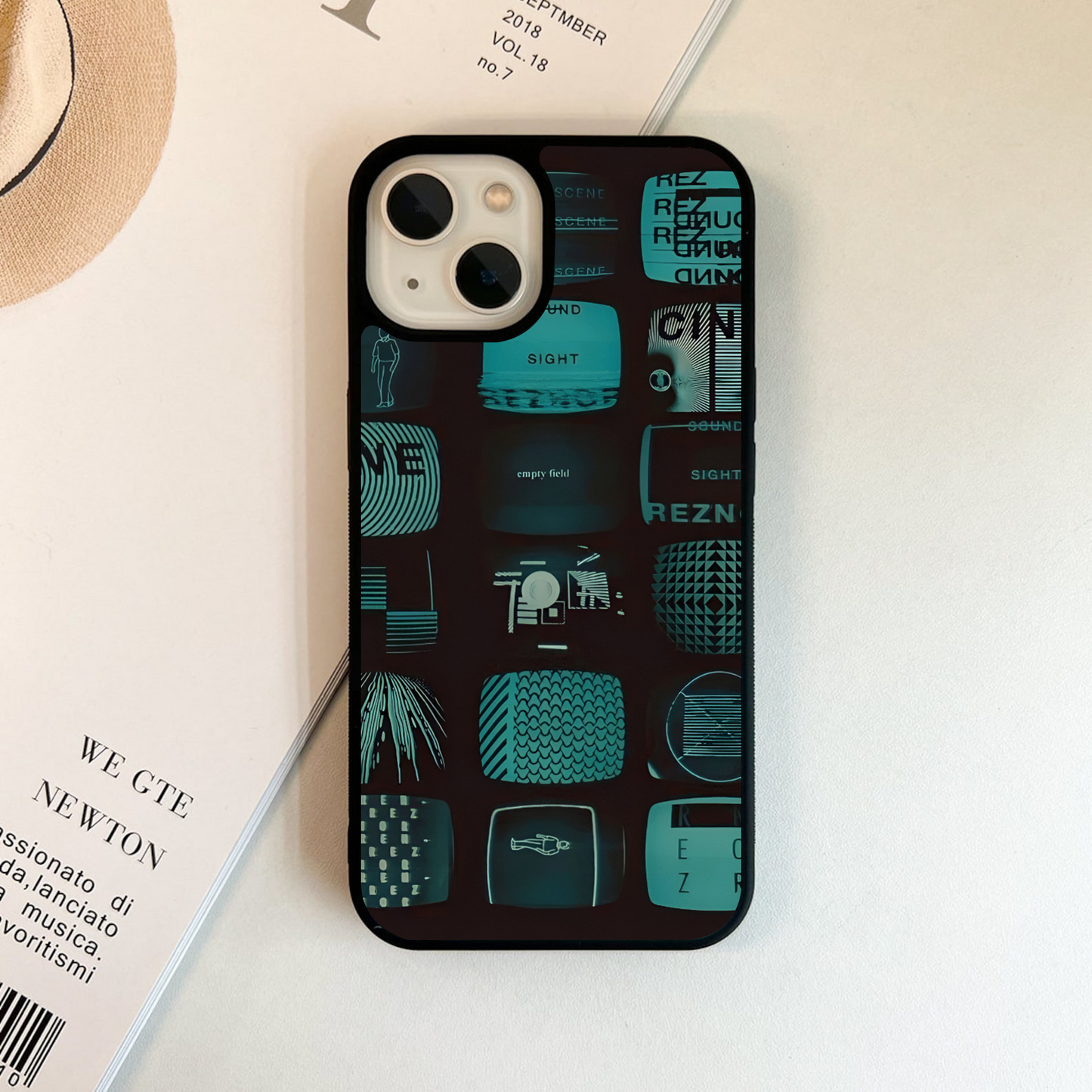 Retro Static Vibe Glass Case