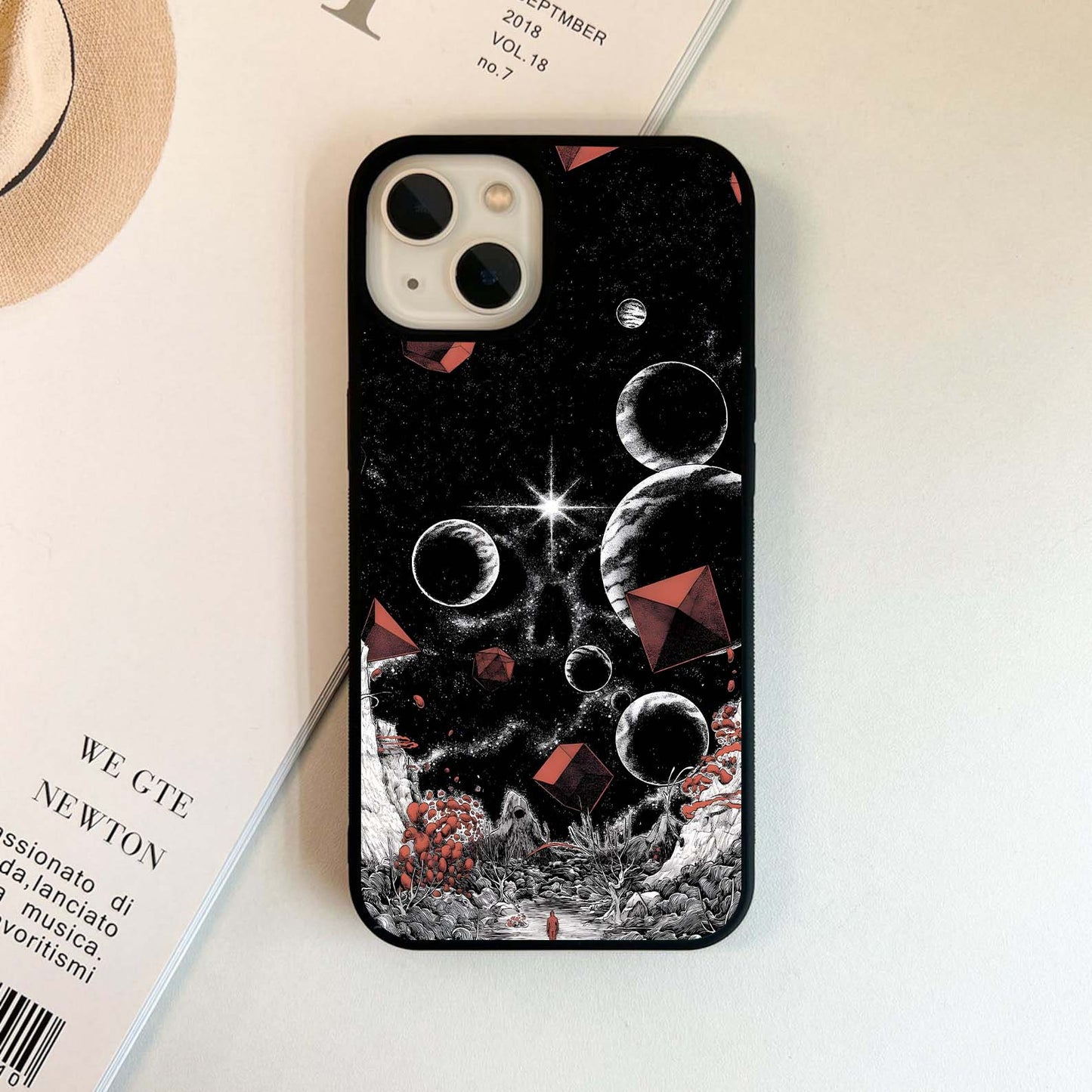 Cosmic Geometry Wanderer Glass Case