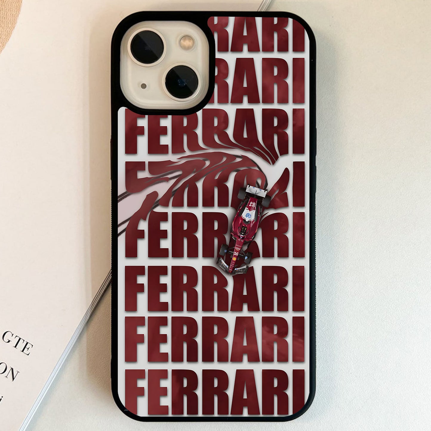Ferrari Racing Drift Glass Case