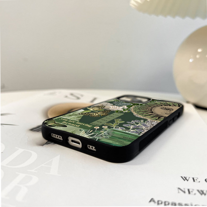 Butterfly Sun Wisdom Glass Case