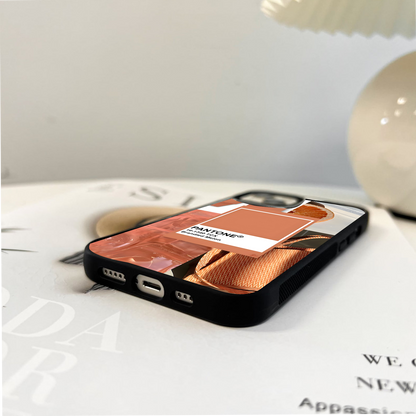 Pantone Brandied Melon Glass Case