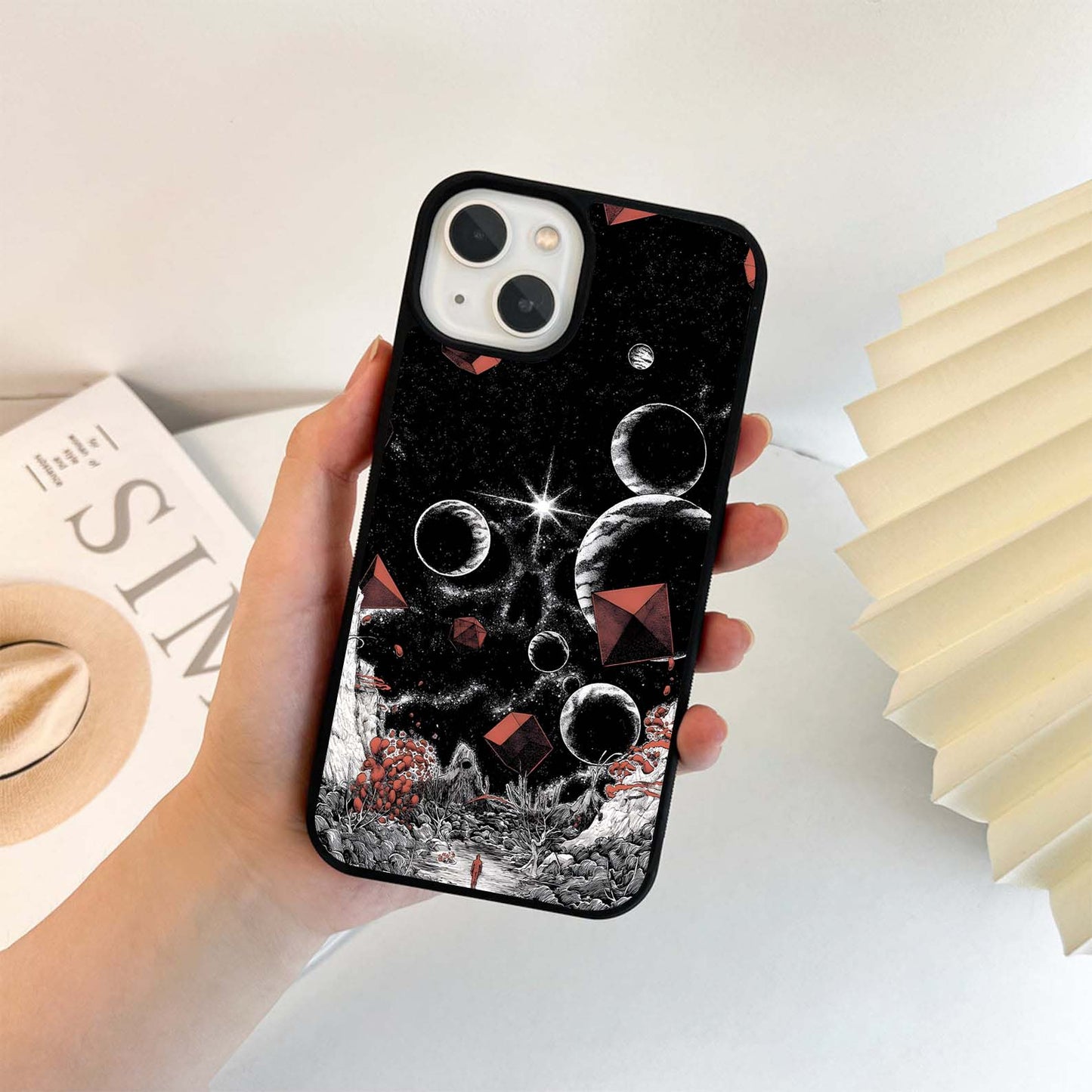 Cosmic Geometry Wanderer Glass Case