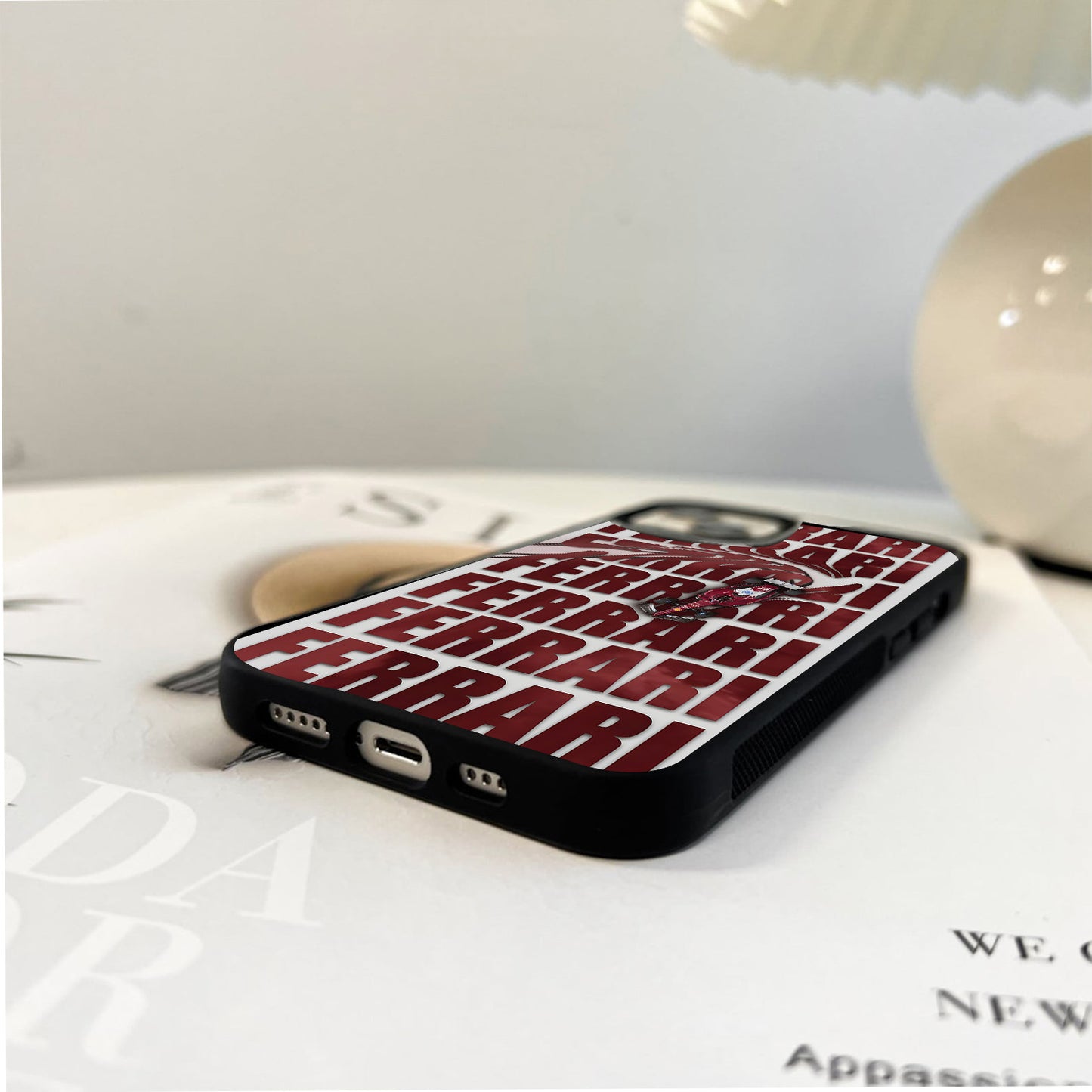 Ferrari Racing Drift Glass Case