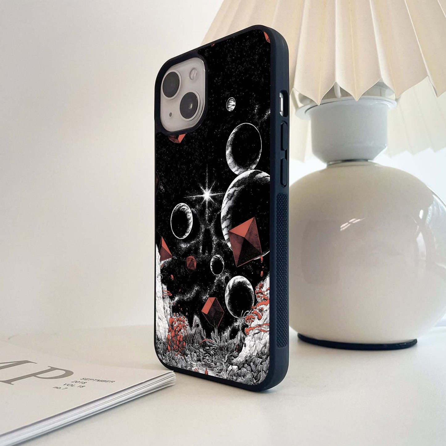 Cosmic Geometry Wanderer Glass Case