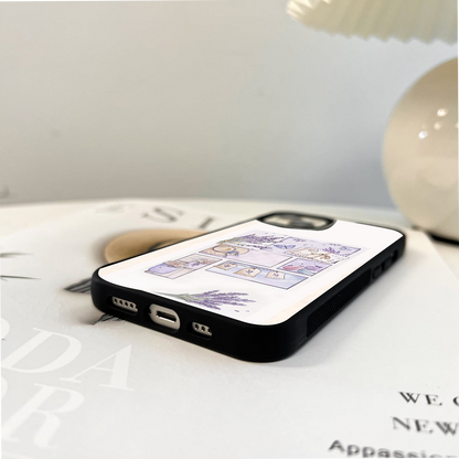 Lavender Love Letters Glass Case