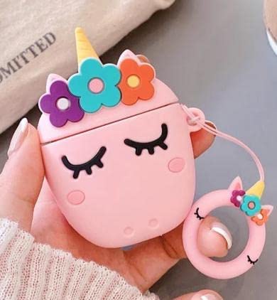 CUTE UNICORN SILICONE AIRPODS CASE COVER FOR 1/2,3 AND AIRPODS PRO