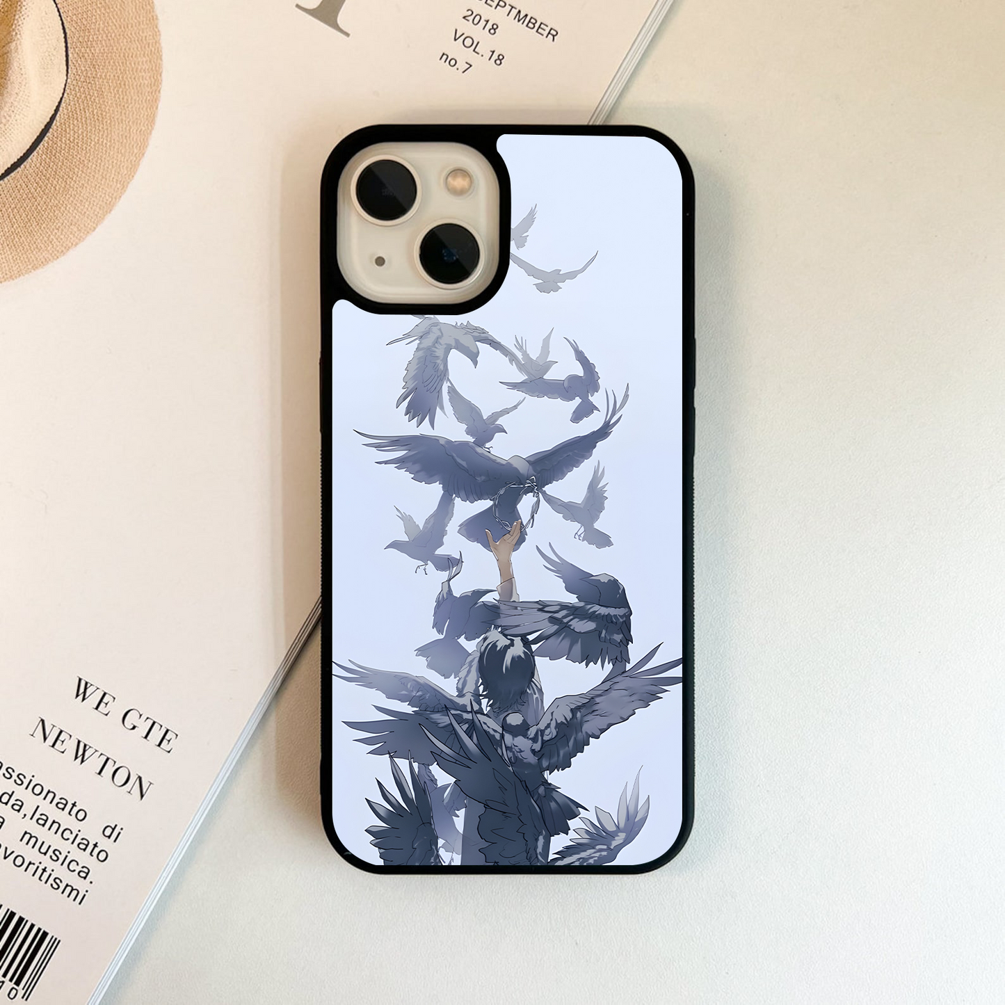 Wings Beyond Sky Glass Case