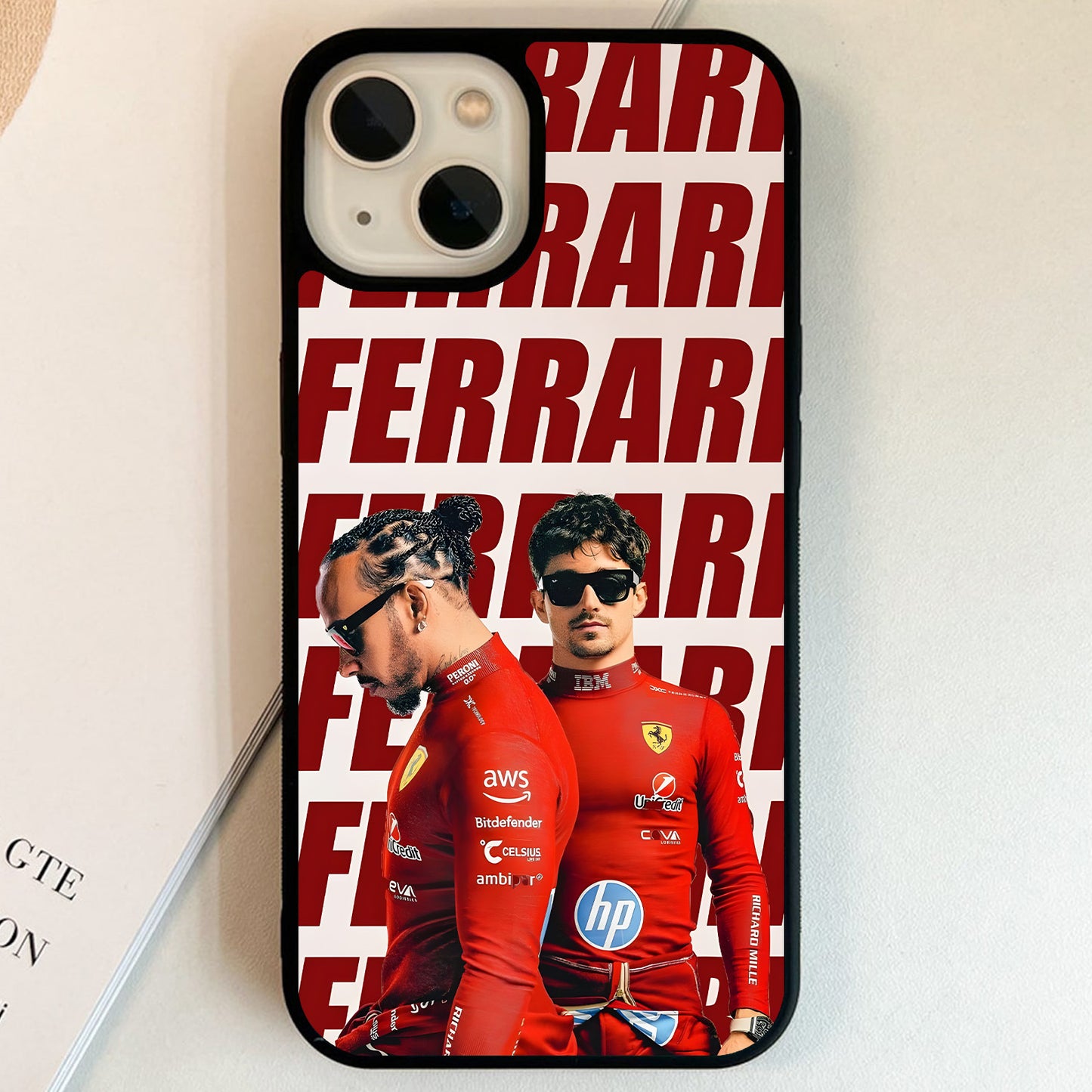 Ferrari Racing Duo Glass Case
