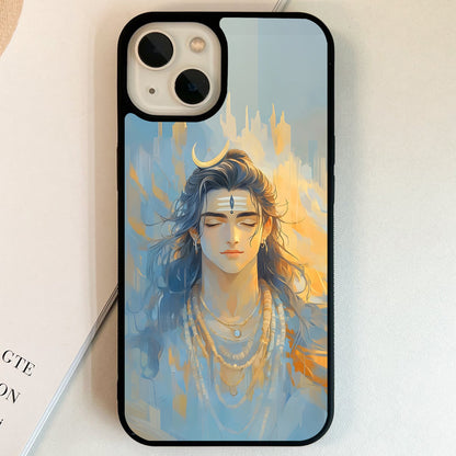 Sacred Shiva Blessings Glass Case